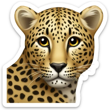 leopard  sticker