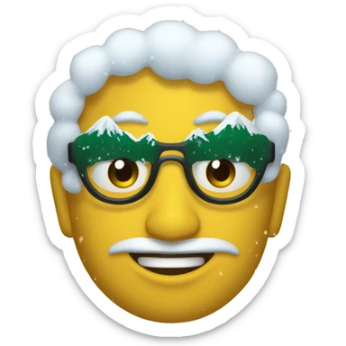 sri Lanka + snow sticker