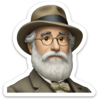 Claude Monet sticker