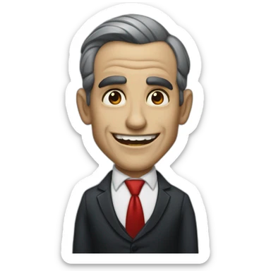 Politico vampiro colmillos parasito sticker