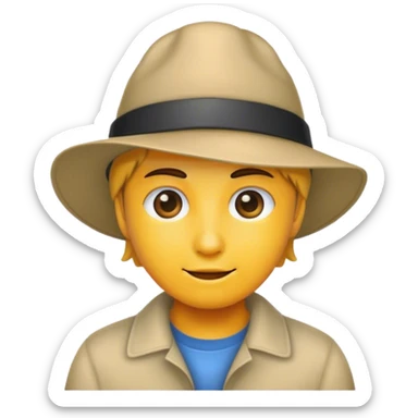 palta con un sombrero sticker