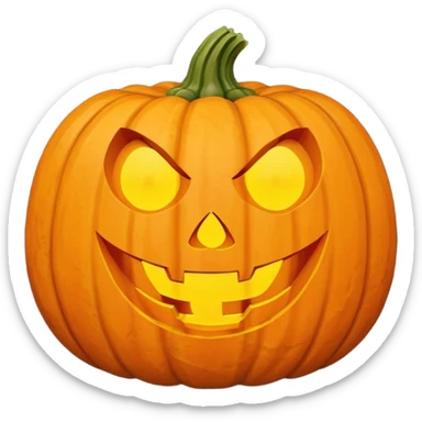helloween pumpkin sticker