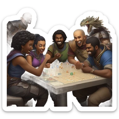 Dungeons and Dragons in New York  sticker