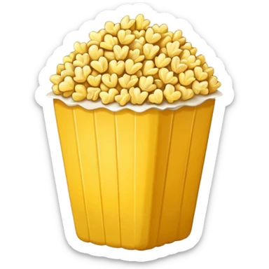 popcorn kernel sticker