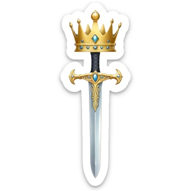 sword archon crown sticker