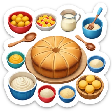 hobby baking ingredients sticker