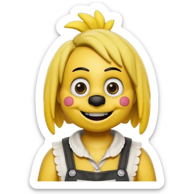 Chica from Five Nights At Freddy's Movie sticker