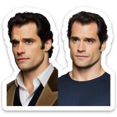 Henry Cavill sends air kiss and winks  sticker