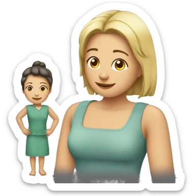 Je suis en train de faire un truc avec ma mère  sticker