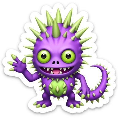 Punkleton from my singing monsters  sticker
