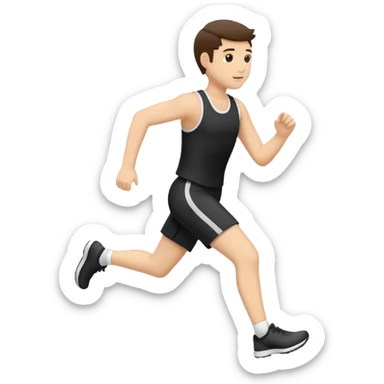 Regular physical activity icon sticker