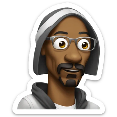 Snoop dogg dog rapper sticker