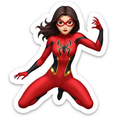 Spider woman sticker