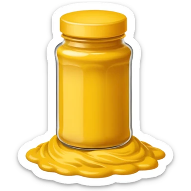 Mustard sticker