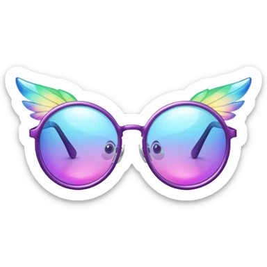 glasses with fae sticker