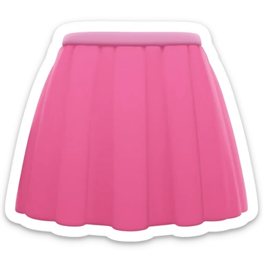 pink skirt sticker