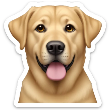 Chow lab mix blonde sticker