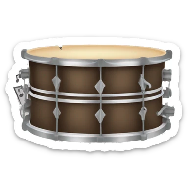 Crazy Snare Drum Heart Laughing Music Note sticker