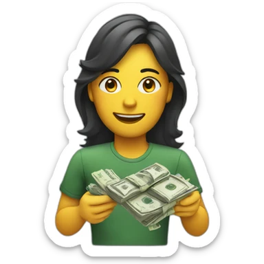 Freelancer Having money sticker