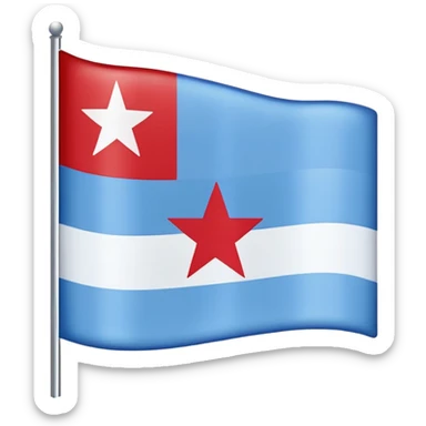 Chicago flag sticker