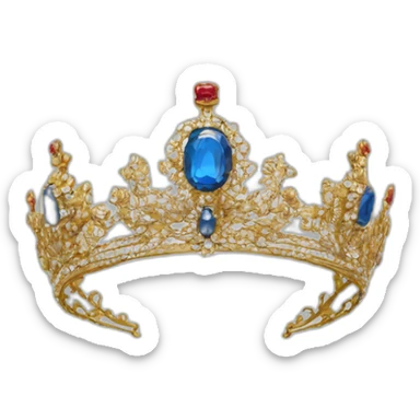 Elisabetta II Vladimir tiara sticker