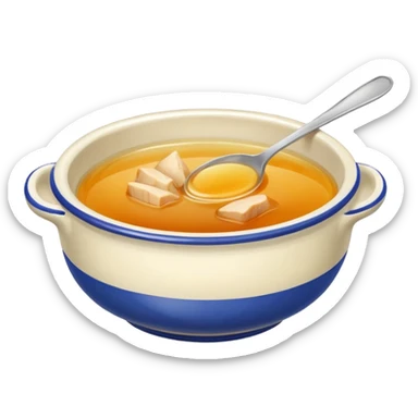 chicken broth sticker