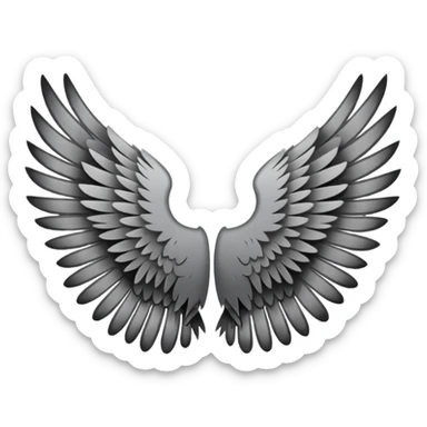 Wings left sticker