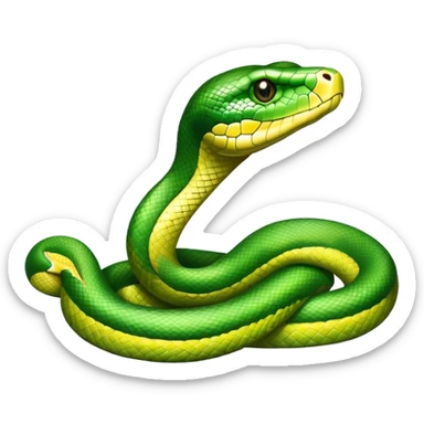 python snake sticker
