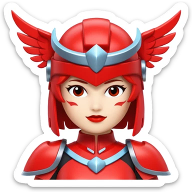 a roblox red valkyrie sticker