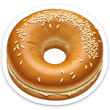 turkish bagel sticker