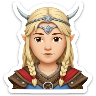 Lesbian Viking sticker