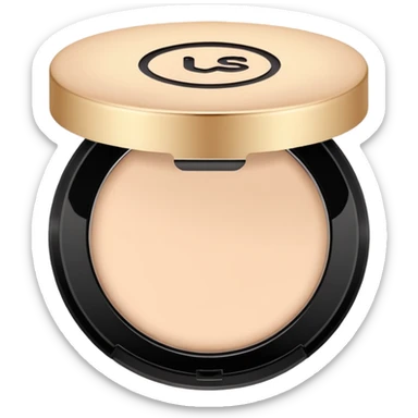 make up powder sticker