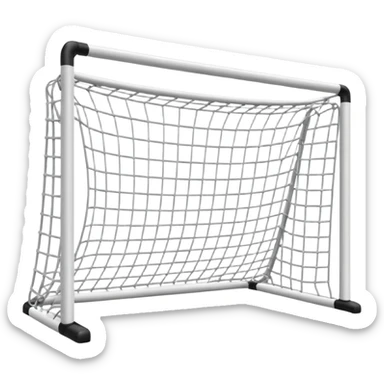 football goal straight on sticker