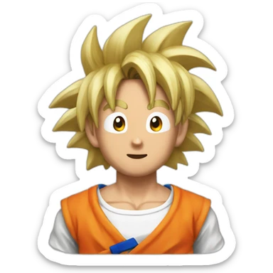 goku paella sticker