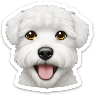Bichon frise sticker