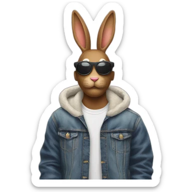 Bad bunny the singer sticker