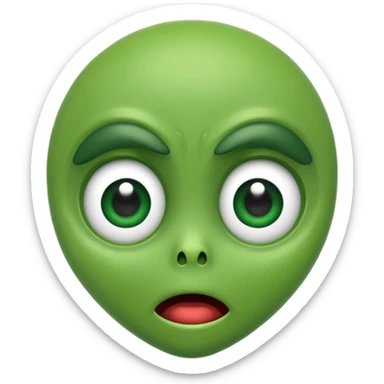 Create emoji for WouNdz fear full like this one👽 sticker