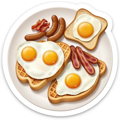 English breakfast  sticker