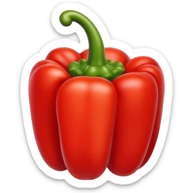 red bell peppers sticker