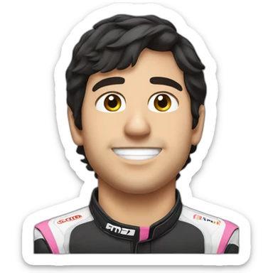 Sergio Perez Formula 1 driver sticker