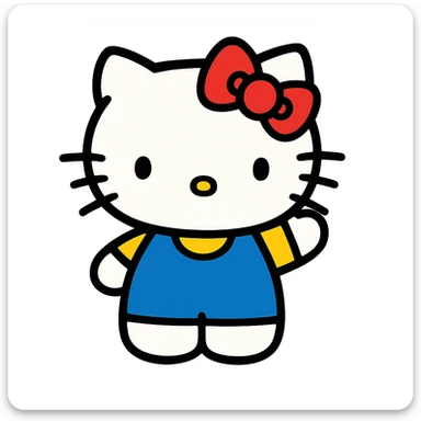 Hello-kitty sticker