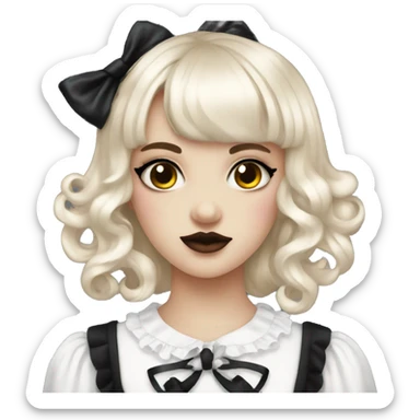 Lolita goth  sticker