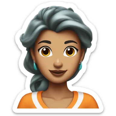 Disney princess Belle wearing Miami Dolphins jersey with the number one on it sticker