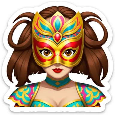 Luchador sticker