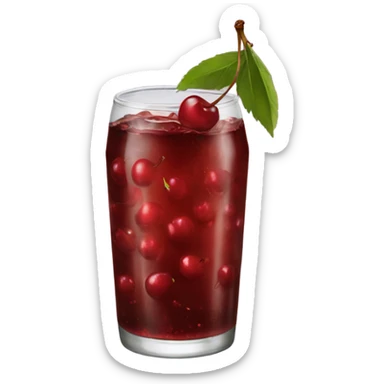cherry cola sticker