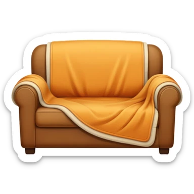 cozy couch blankets sticker