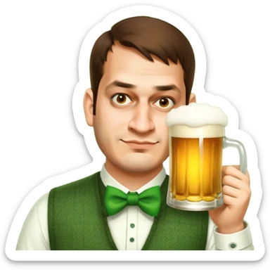 Tipsy Leprechaun sticker