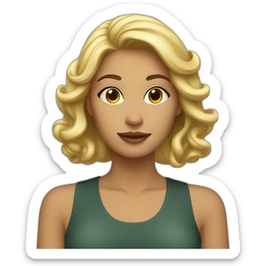 Femme voilée sticker