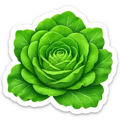 gentile lettuce thin leaves sticker