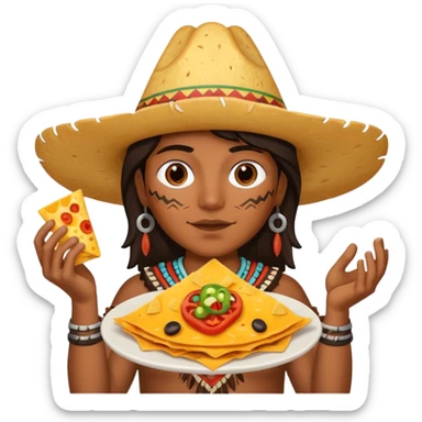 In nacho que sea un indio sticker